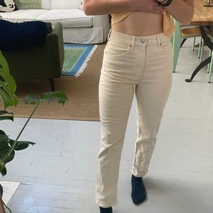 Everlane Cream Corduroys